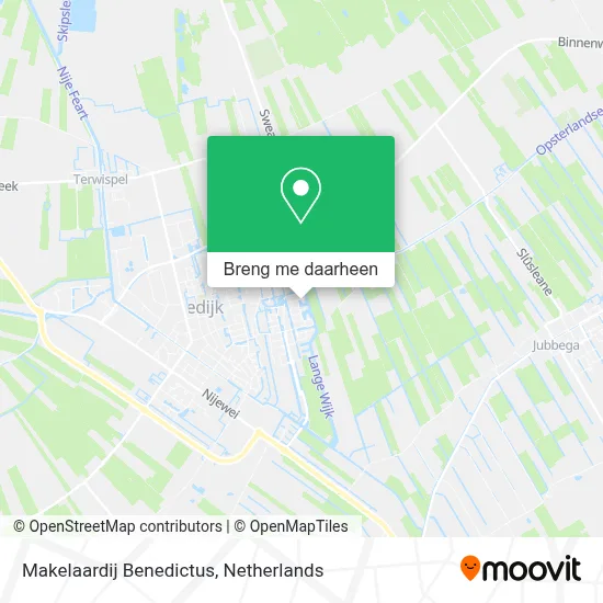 Makelaardij Benedictus kaart