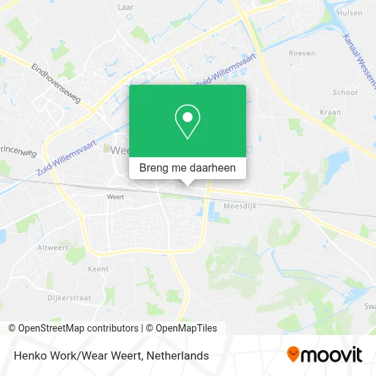 Henko Work/Wear Weert kaart