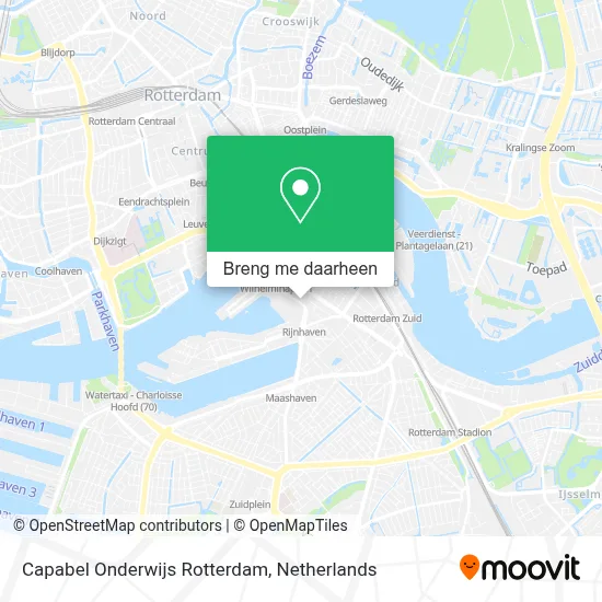 Capabel Onderwijs Rotterdam kaart