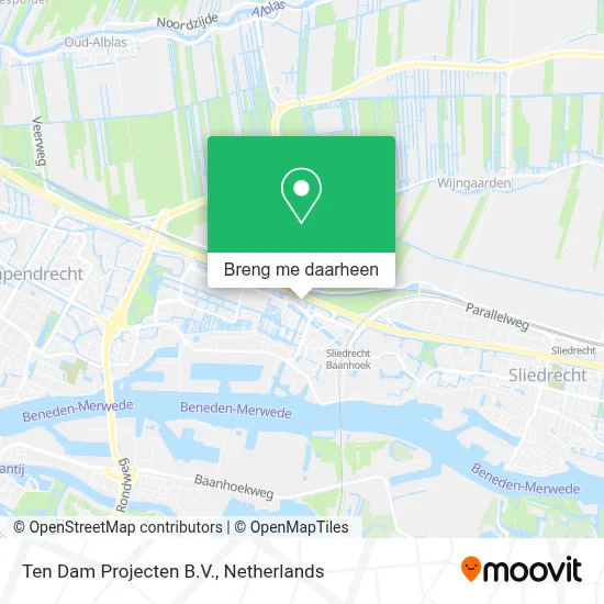 Ten Dam Projecten B.V. kaart