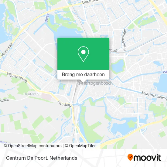 Centrum De Poort kaart