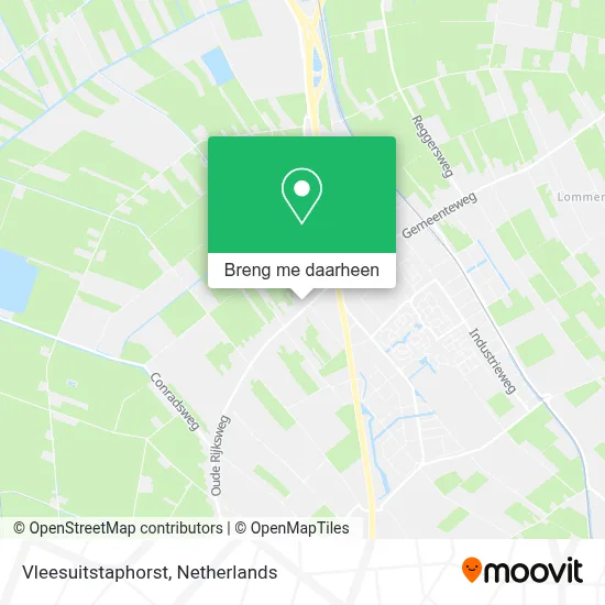 Vleesuitstaphorst kaart