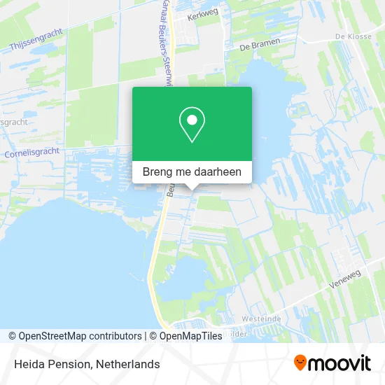 Heida Pension kaart