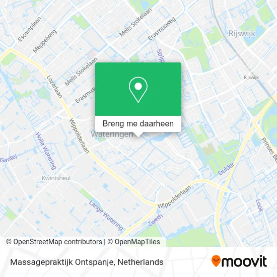 Massagepraktijk Ontspanje kaart