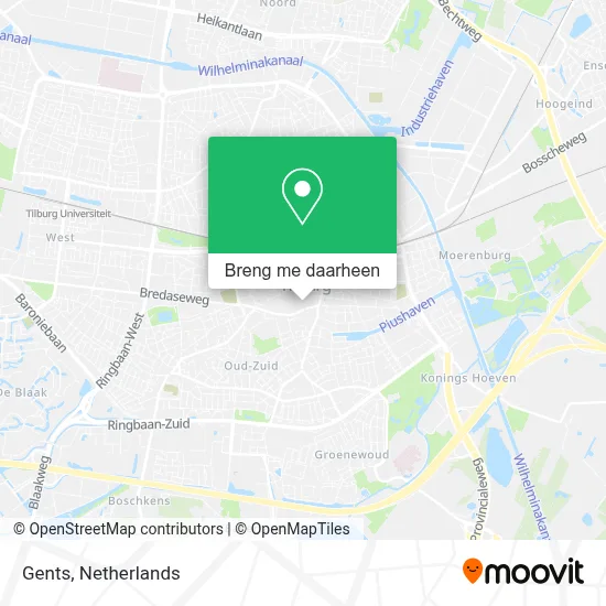 Gents kaart