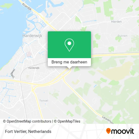 Fort Vertier kaart