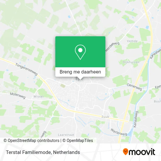 Terstal Familiemode kaart