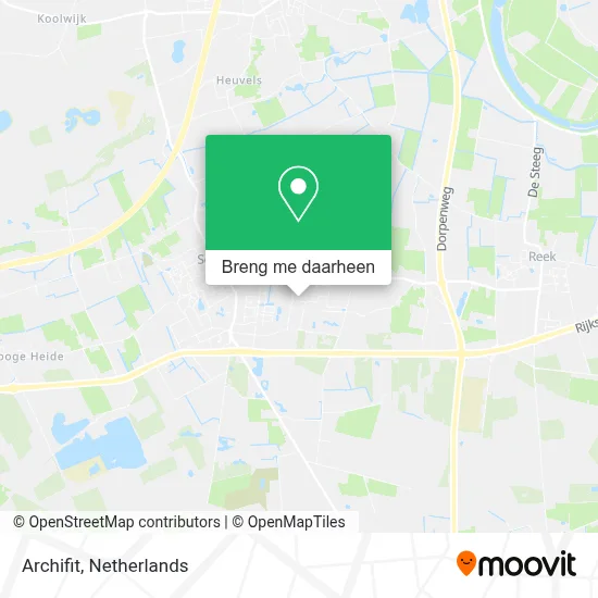 Archifit kaart