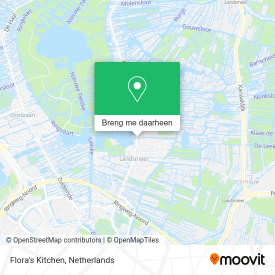 Flora's Kitchen kaart