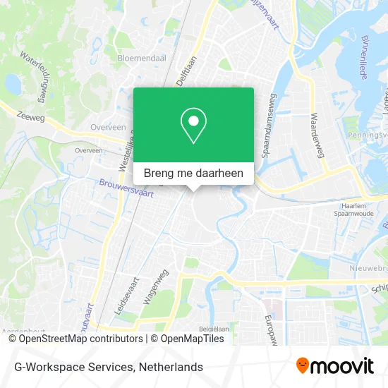 G-Workspace Services kaart