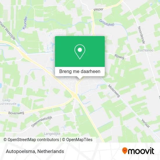 Autopoelsma kaart