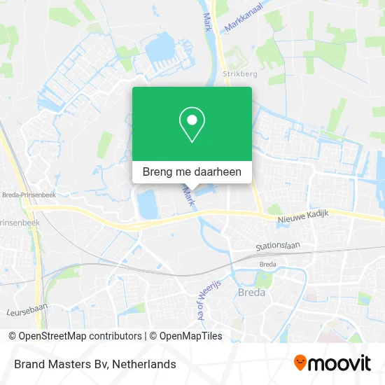 Brand Masters Bv kaart