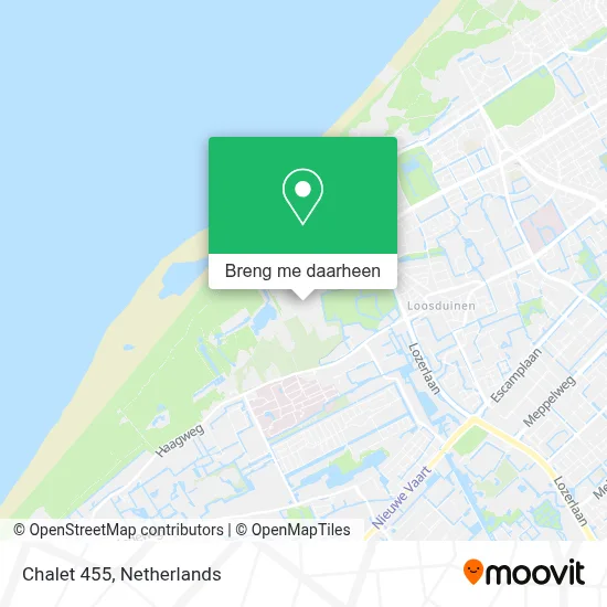 Chalet 455 kaart
