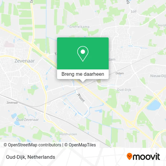 Oud-Dijk kaart