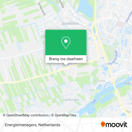 Energiemanagers kaart