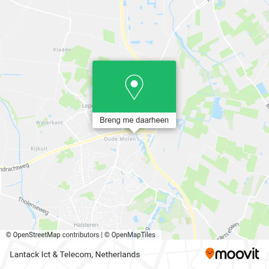 Lantack Ict & Telecom kaart