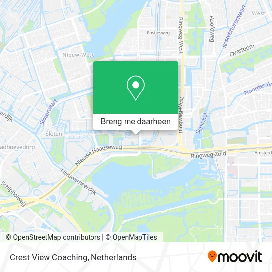 Crest View Coaching kaart