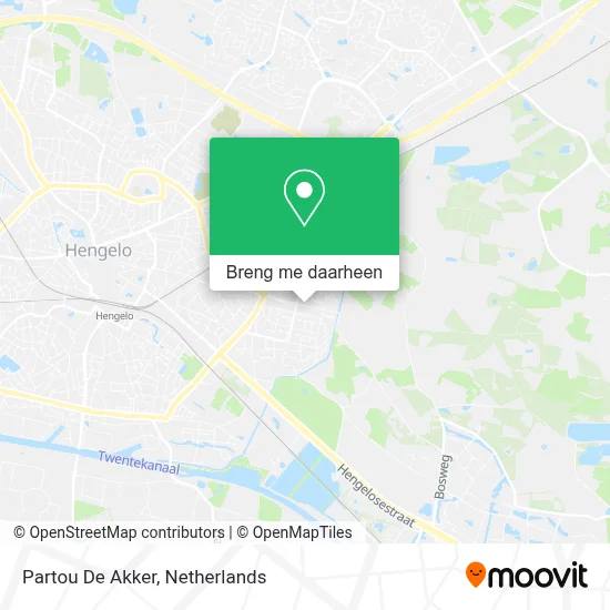 Partou De Akker kaart