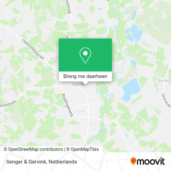 Senger & Gervink kaart