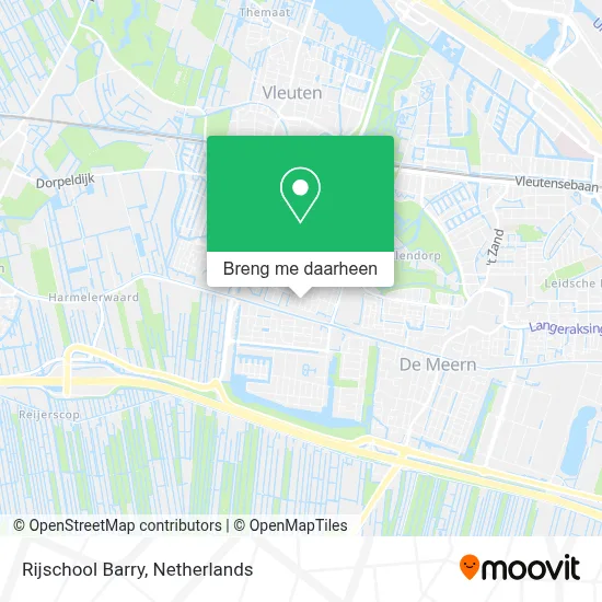Rijschool Barry kaart
