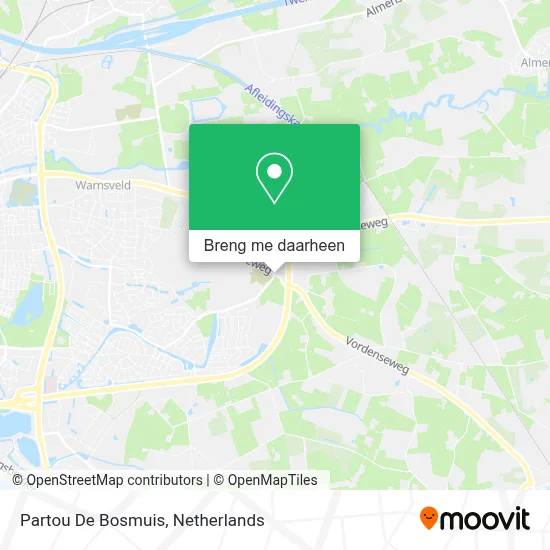 Partou De Bosmuis kaart