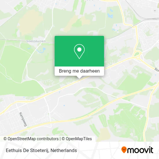 Eethuis De Stoeterij kaart