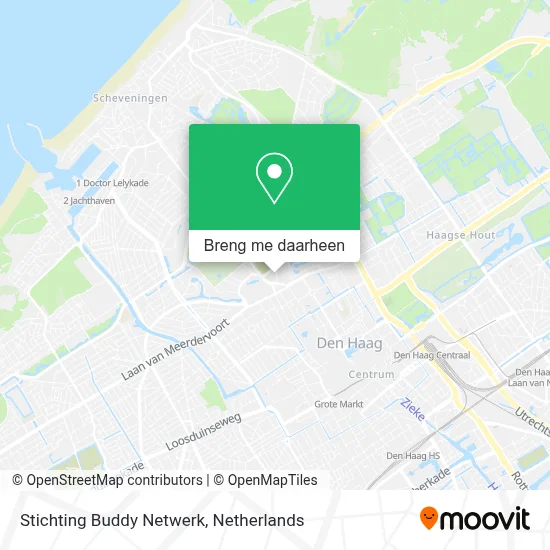 Stichting Buddy Netwerk kaart