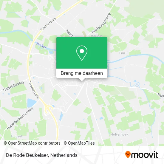 De Rode Beukelaer kaart
