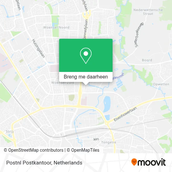 Postnl Postkantoor kaart