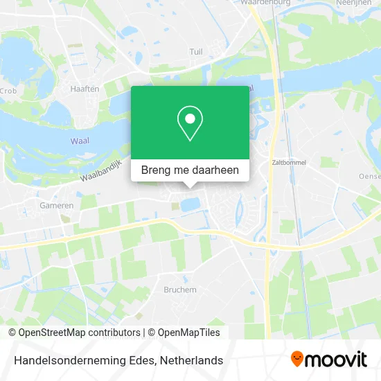 Handelsonderneming Edes kaart