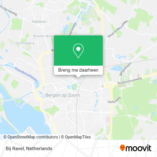 Bij Ravel kaart