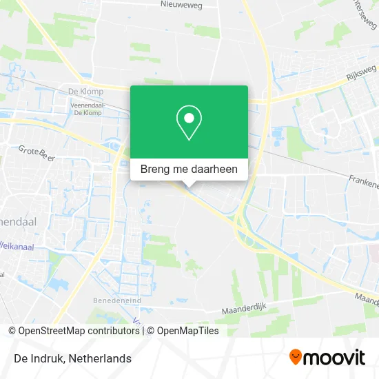 De Indruk kaart
