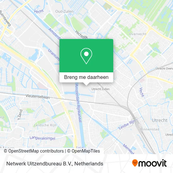 Netwerk Uitzendbureau B.V. kaart