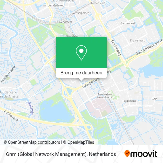 Gnm (Global Network Management) kaart