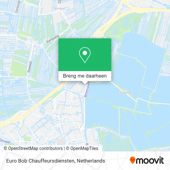 Euro Bob Chauffeursdiensten kaart