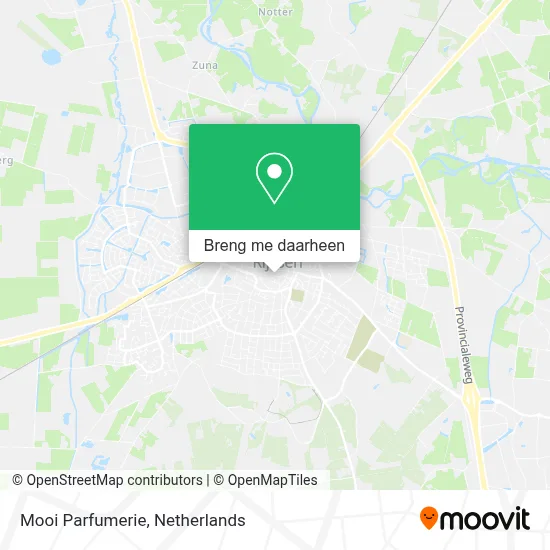 Mooi Parfumerie kaart