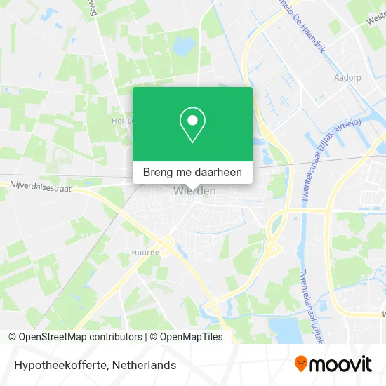 Hypotheekofferte kaart