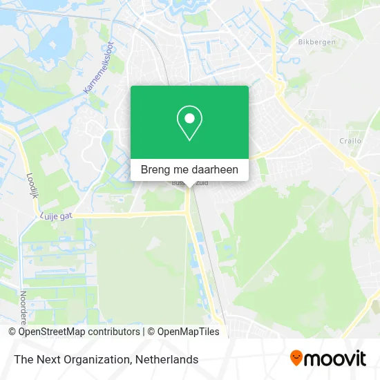 The Next Organization kaart
