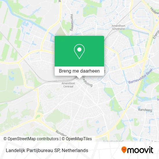 Landelijk Partijbureau SP kaart