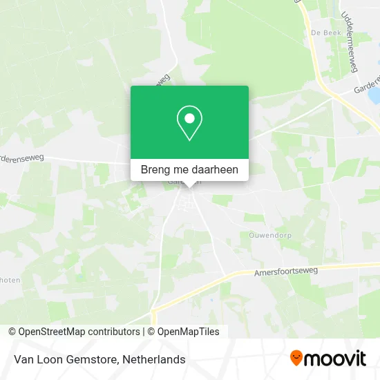 Van Loon Gemstore kaart
