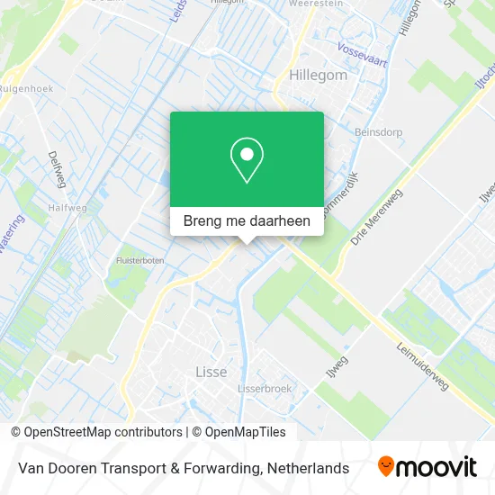 Van Dooren Transport & Forwarding kaart