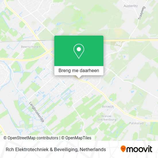 Rch Elektrotechniek & Beveiliging kaart