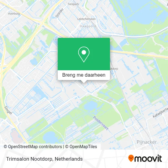 Trimsalon Nootdorp kaart