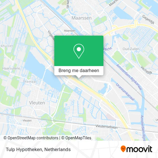 Tulp Hypotheken kaart