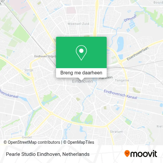Pearle Studio Eindhoven kaart