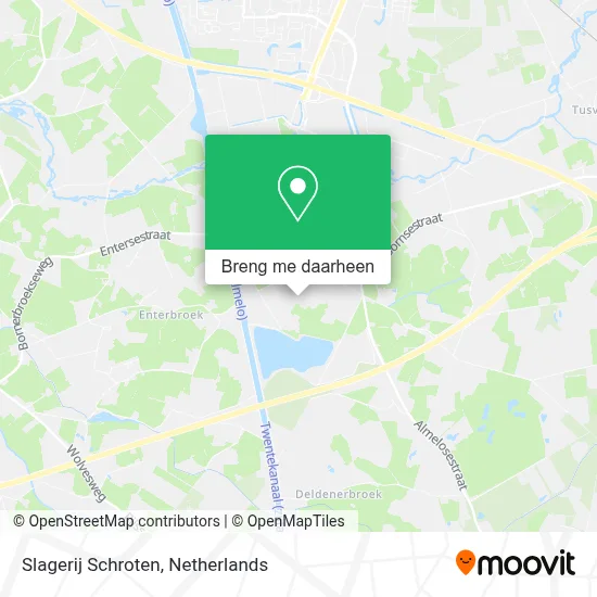 Slagerij Schroten kaart