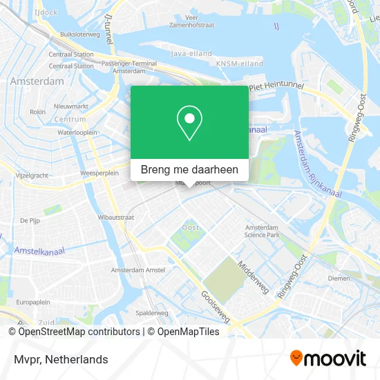 Mvpr kaart