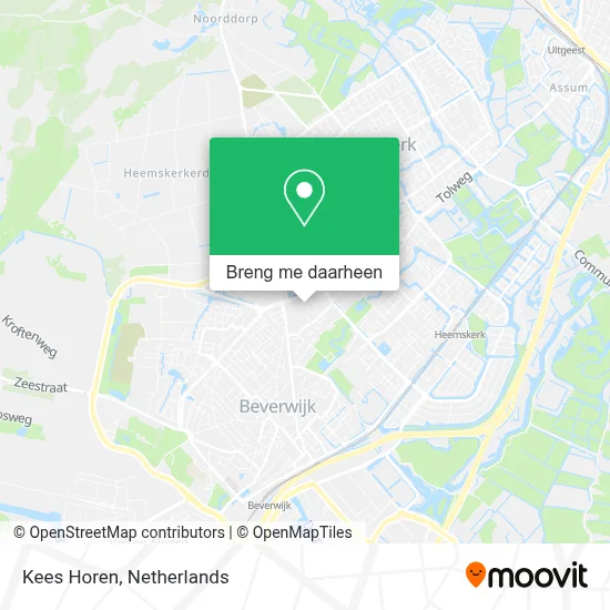 Kees Horen kaart