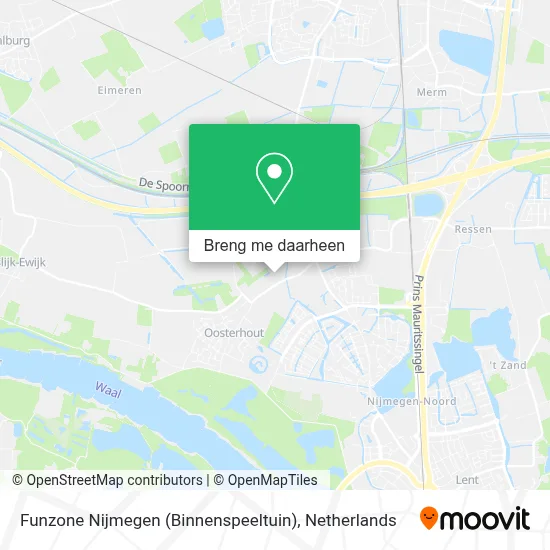 Funzone Nijmegen (Binnenspeeltuin) kaart