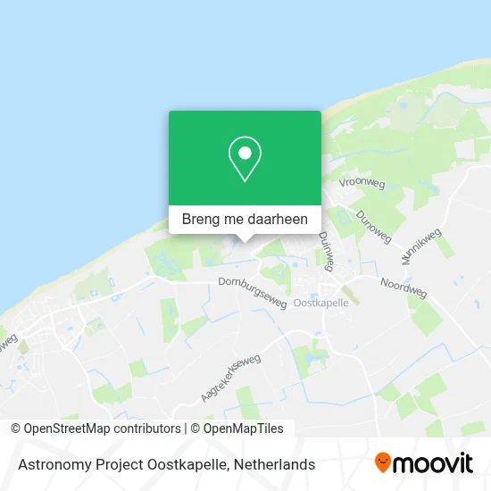 Astronomy Project Oostkapelle kaart
